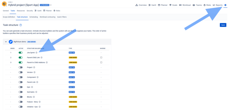 Obrazovka – Ganttové diagramy v agilnom manažmente