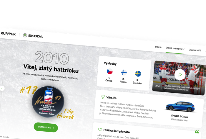 Škoda Auto – 30 LET V HOKEJI